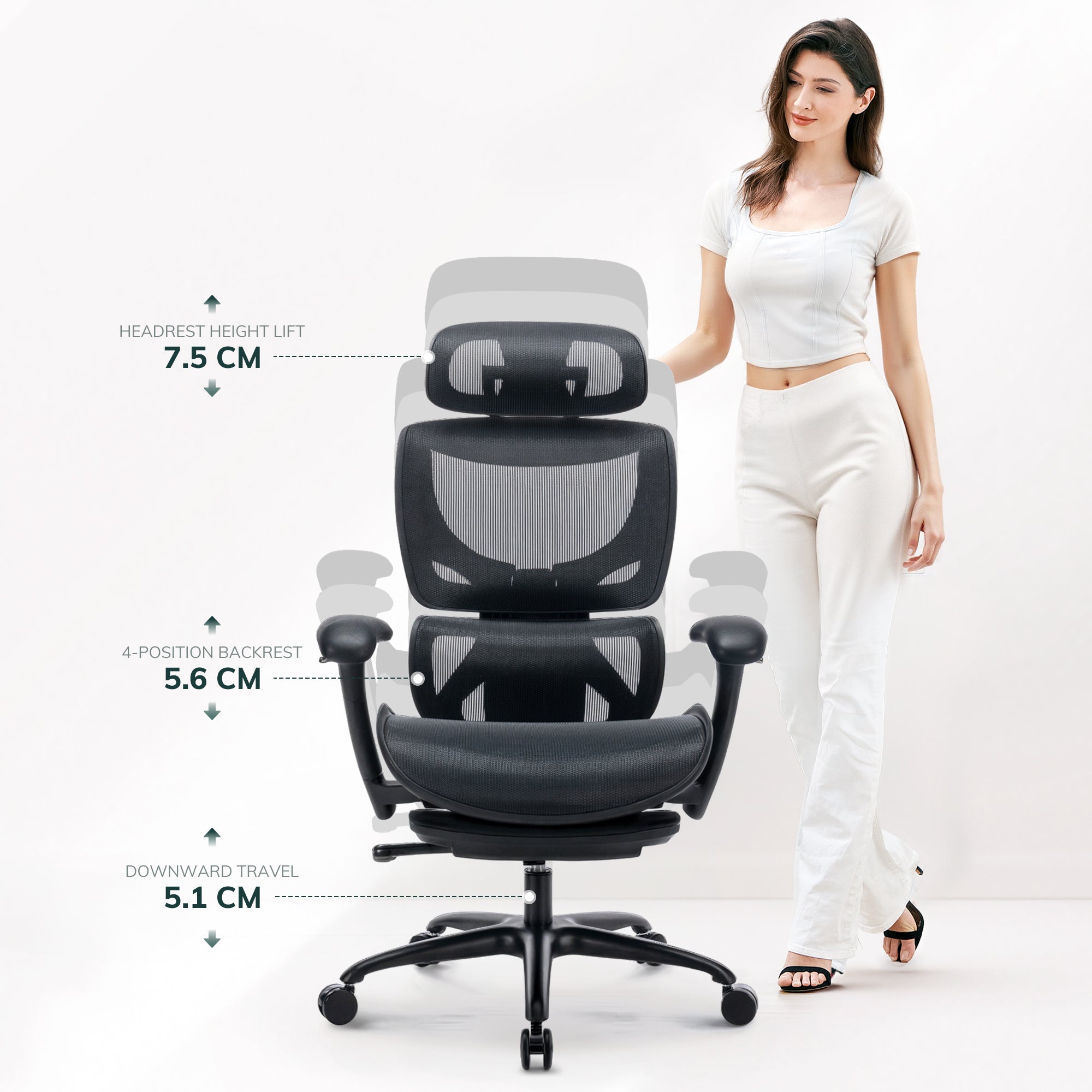 COLAMY AERIX Futuristic Ergonomic Office Chair