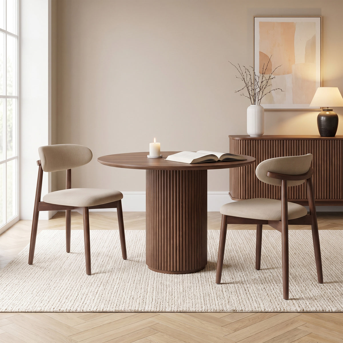 COLAMY NOYA Mid-Century Modern Dining Chair