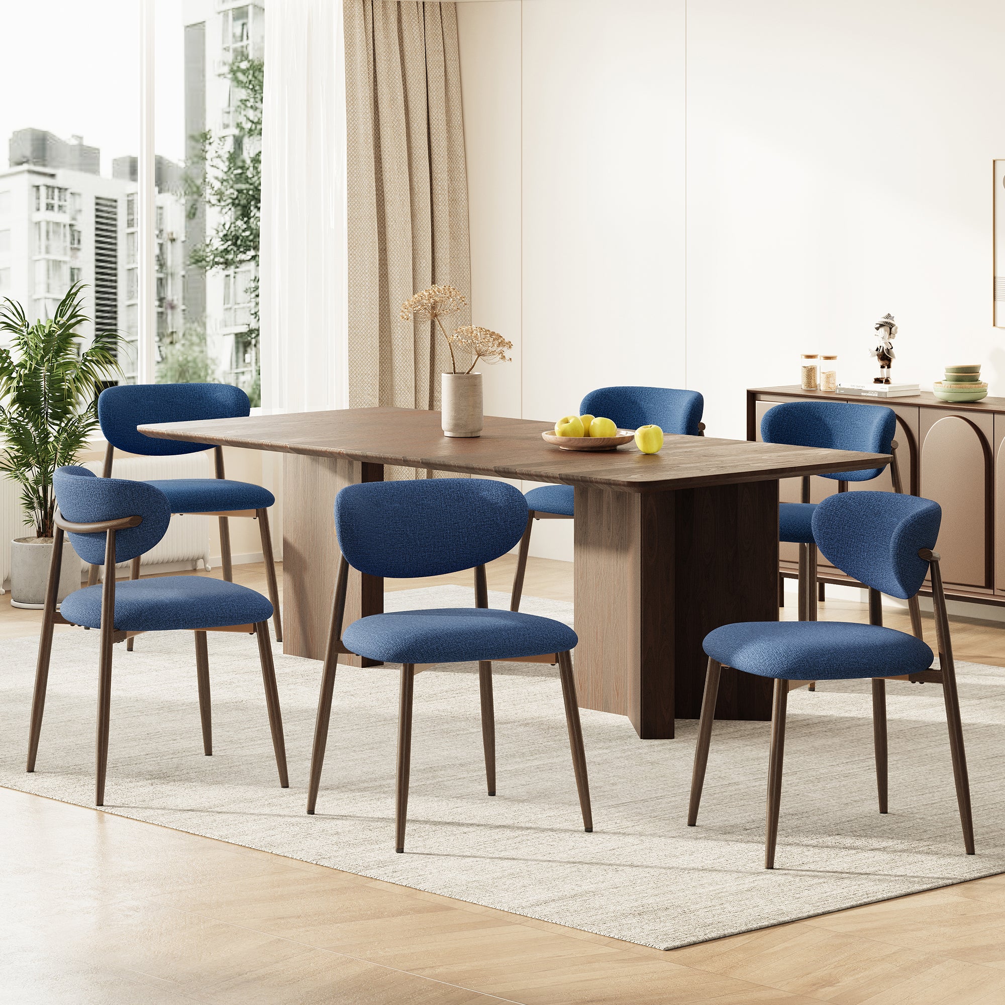 COLAMY SOVA Minimalist Nordic Dining Chair