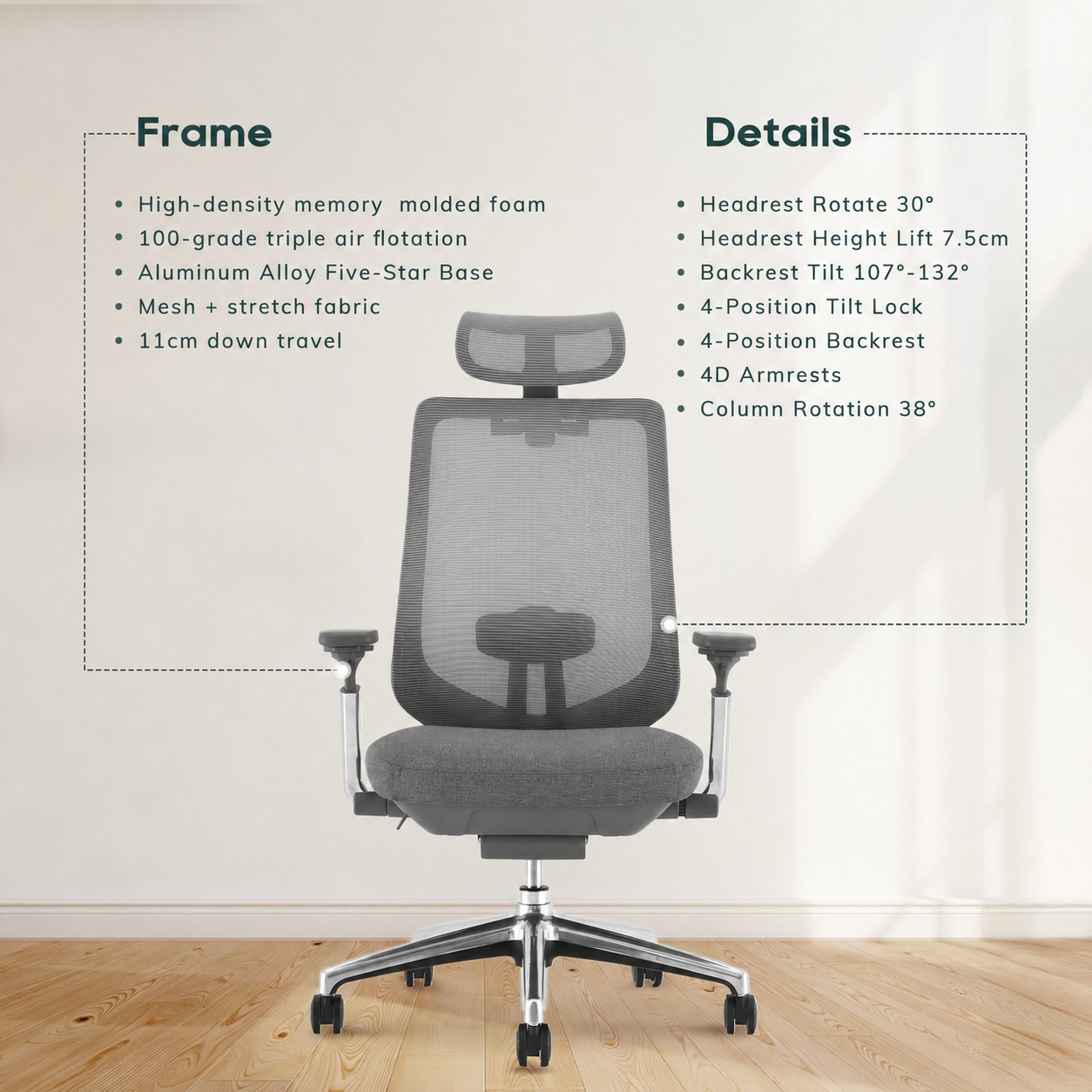 COLAMY ATLAS Executive Ergonomic Office Chair