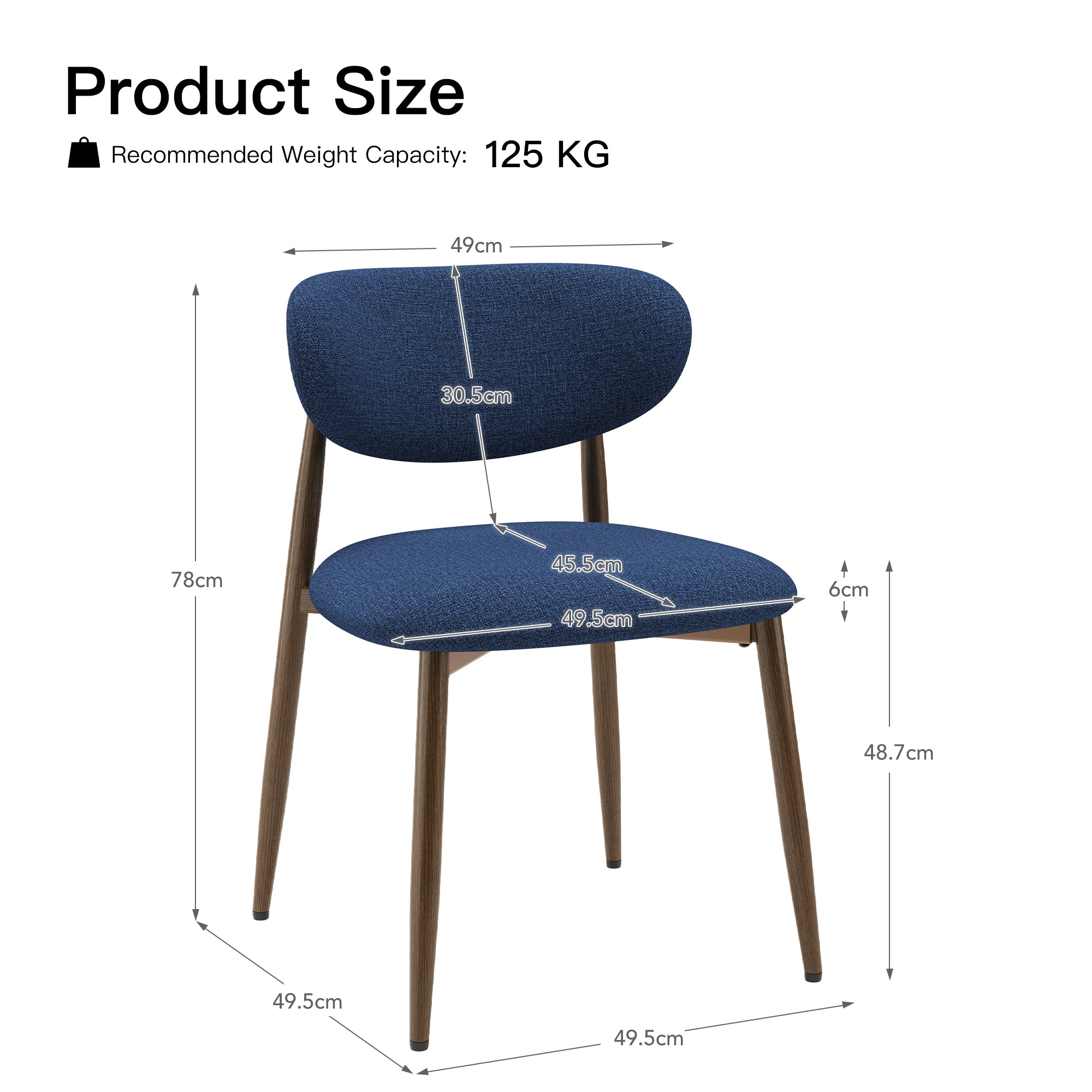 COLAMY SOVA Minimalist Nordic Dining Chair