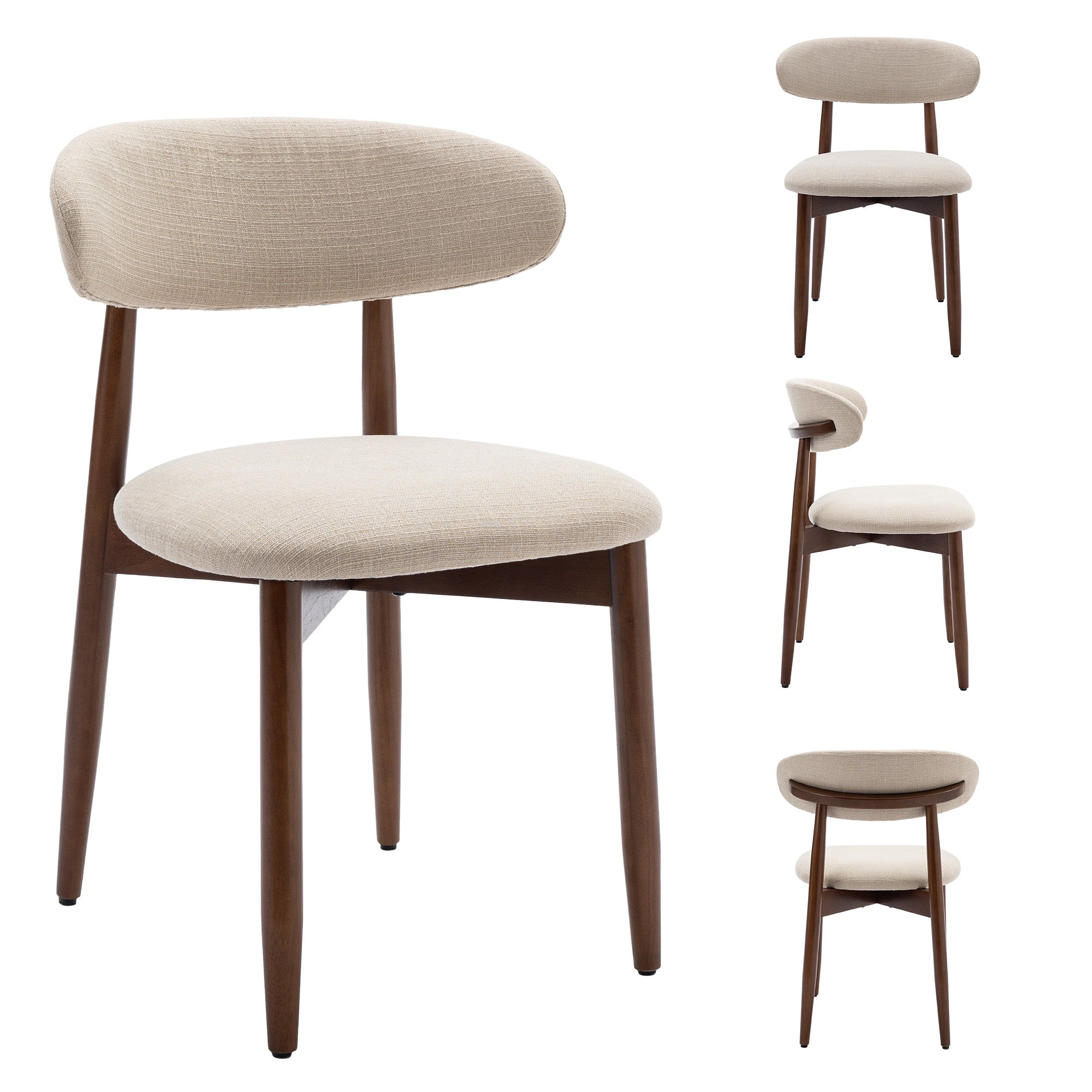 COLAMY NOYA Mid-Century Modern Dining Chair-PRE-ORDER