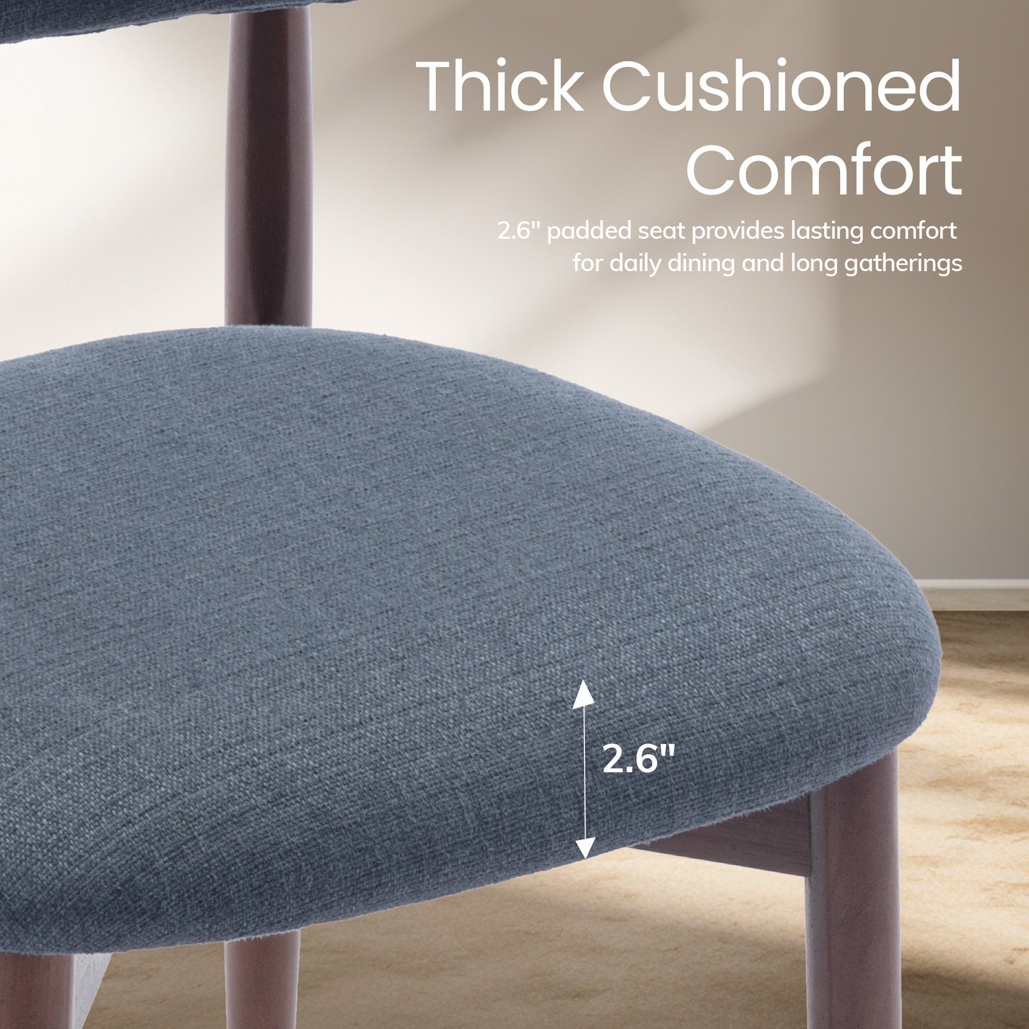 COLAMY NOYA Mid-Century Modern Dining Chair-PRE-ORDER