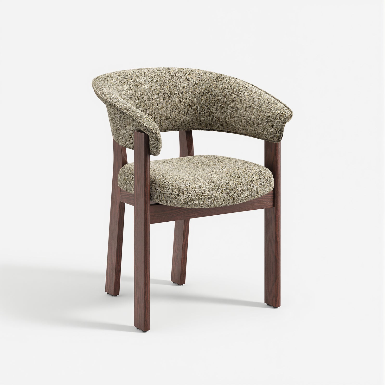 COLAMY HALO Luxe Upholstered Dining Chair - Single to Set of 4