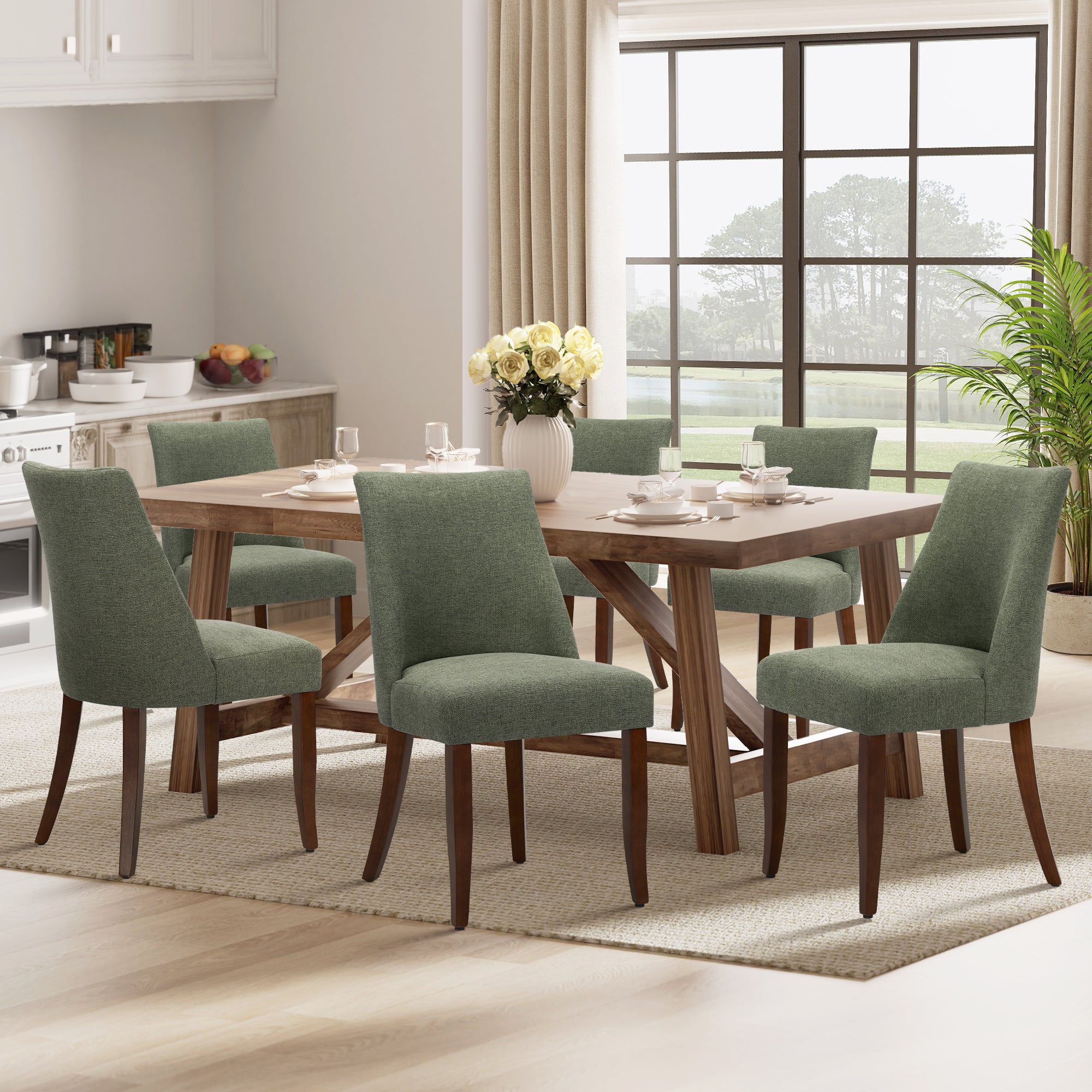 COLAMY KAVA Modern Casual Dining Chair