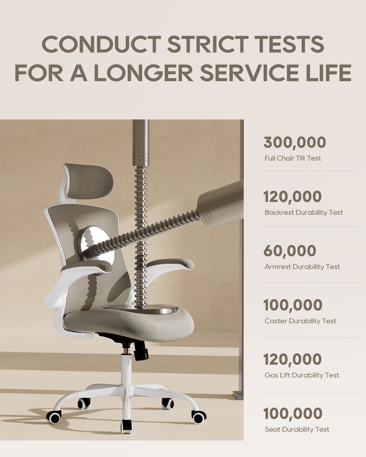 Scaun de birou ergonomic din plasă COLAMY cu suport lombar Model.9050