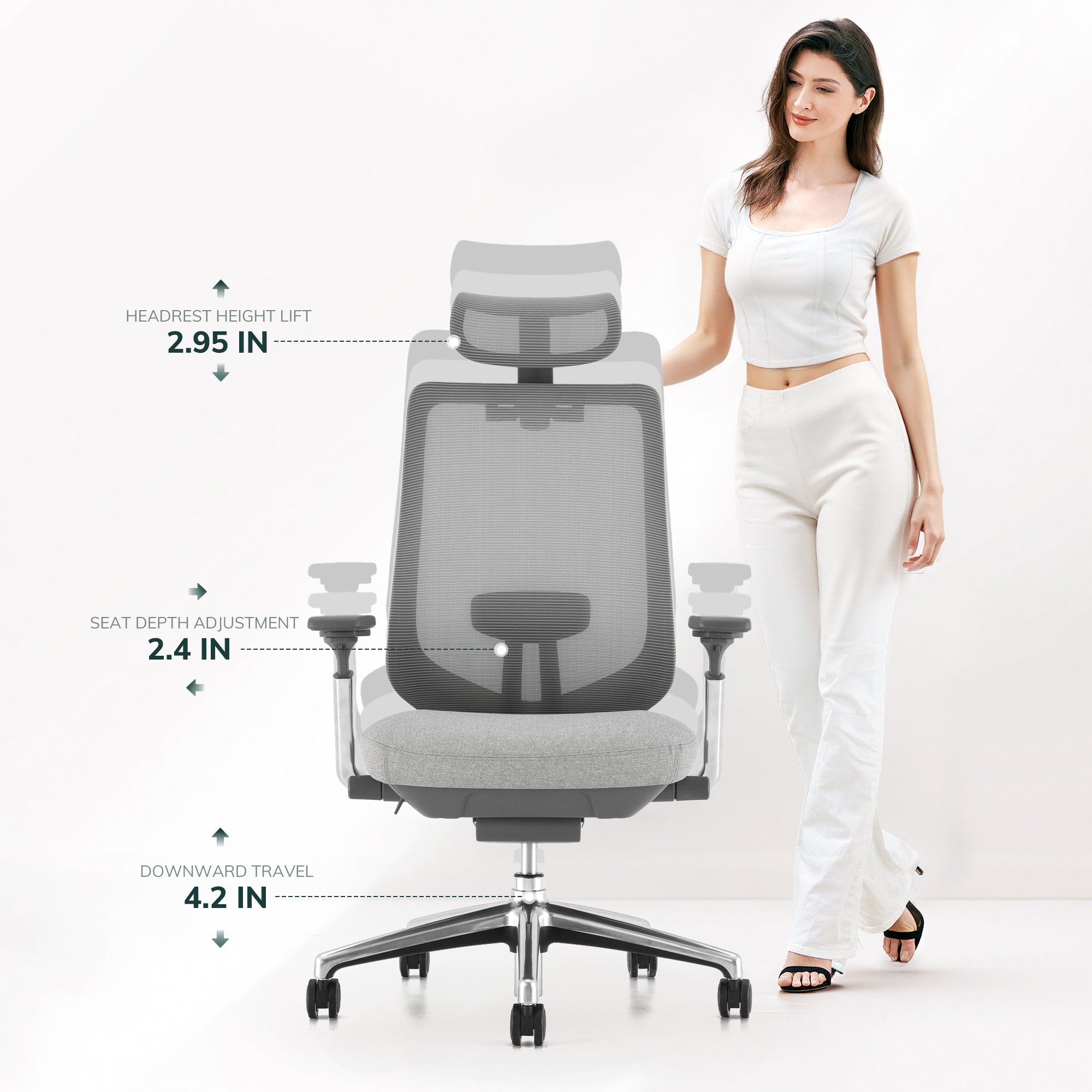 COLAMY ATLAS Yönetici Ergonomik Ofis Koltuğu