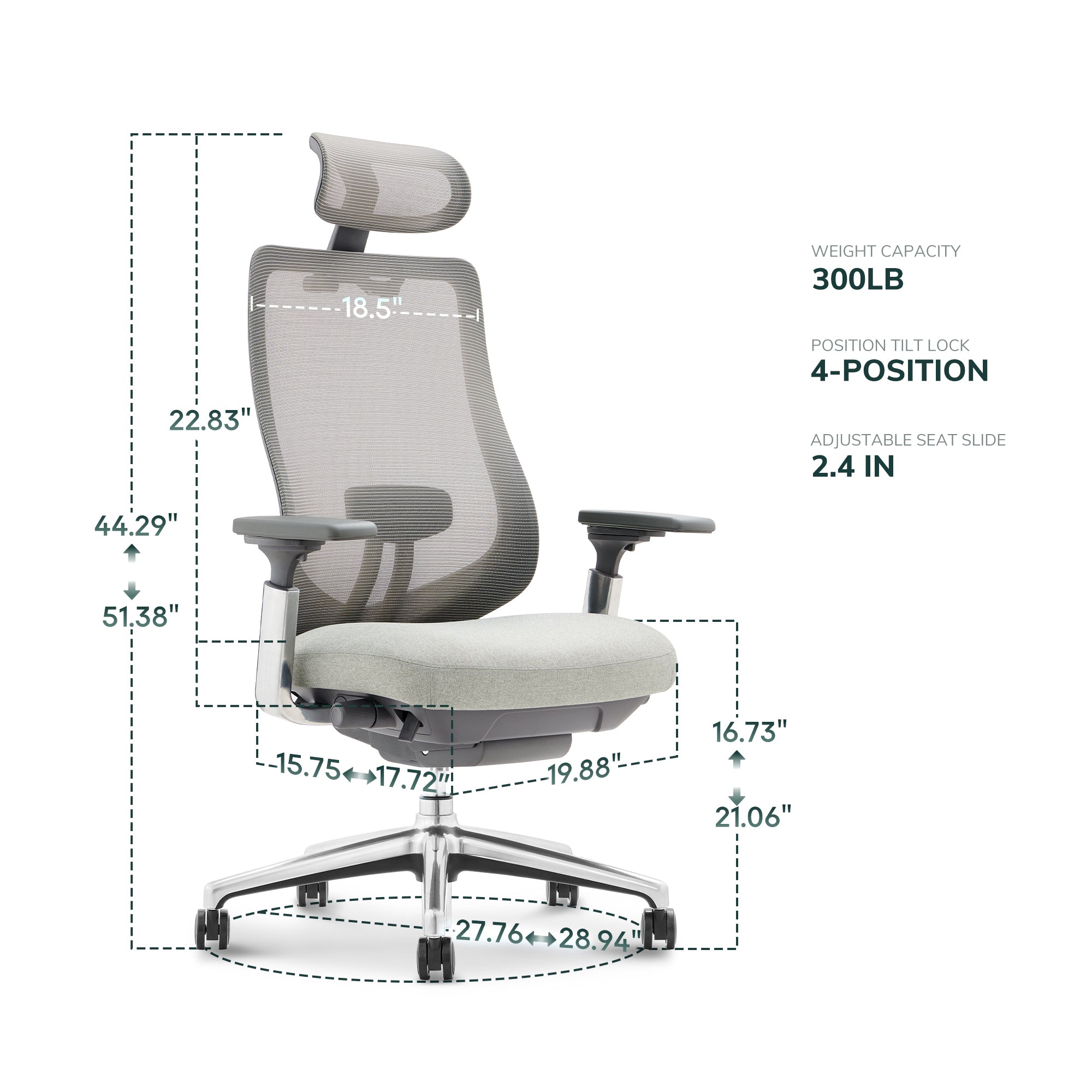 COLAMY ATLAS Ergonomischer Bürostuhl