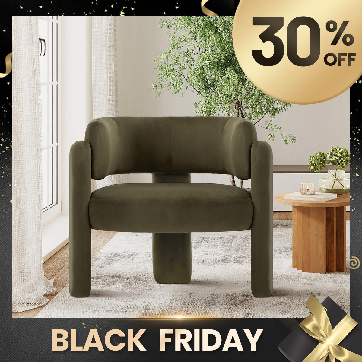 COLAMY Luna Moderner Loungesessel