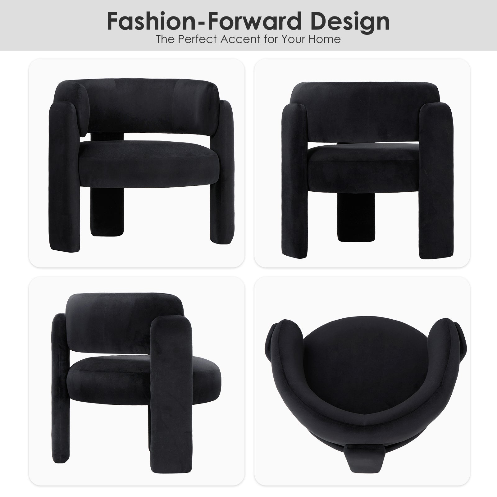 COLAMY Luna Modern Lounge Chair