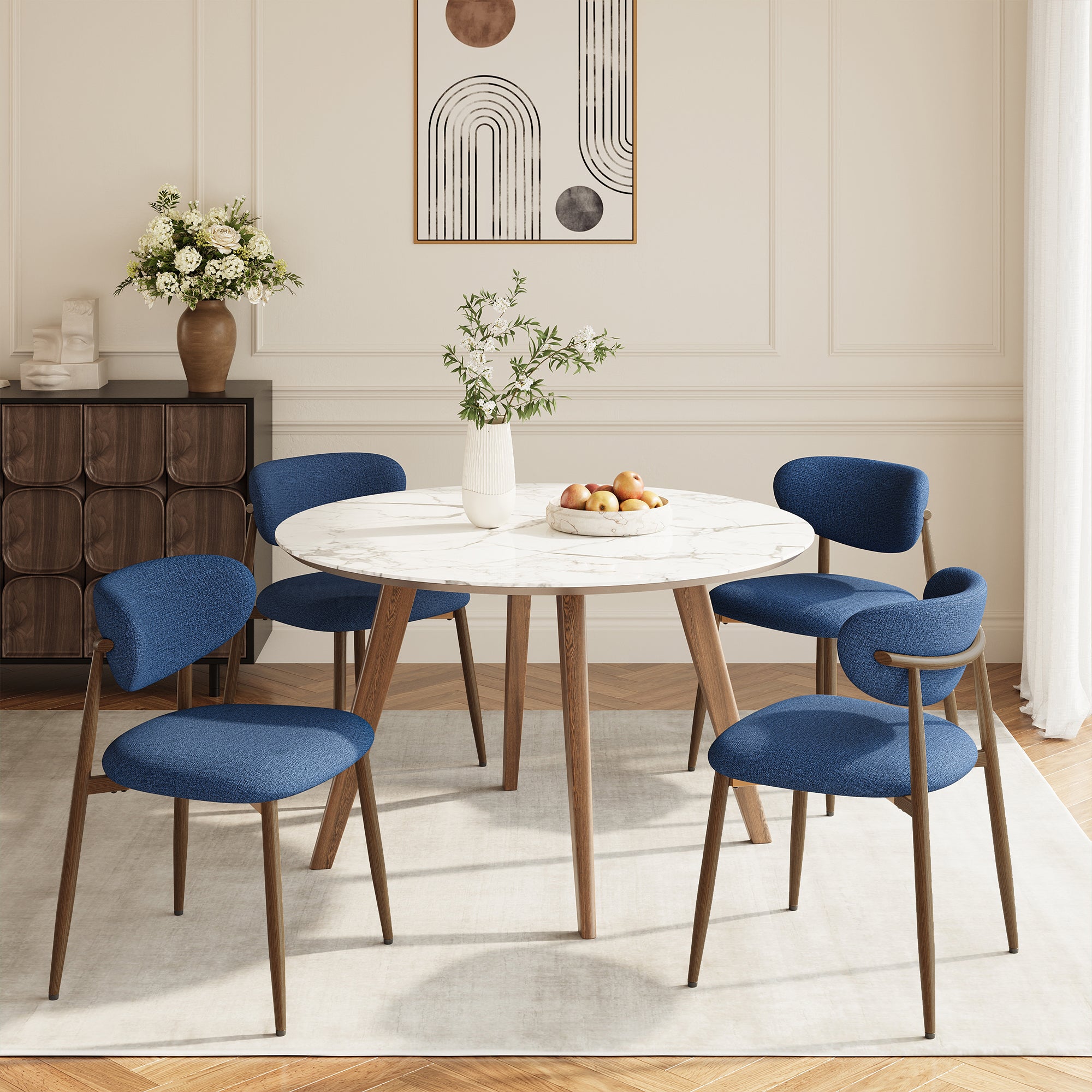 COLAMY SOVA Minimalist Nordic Dining Chair