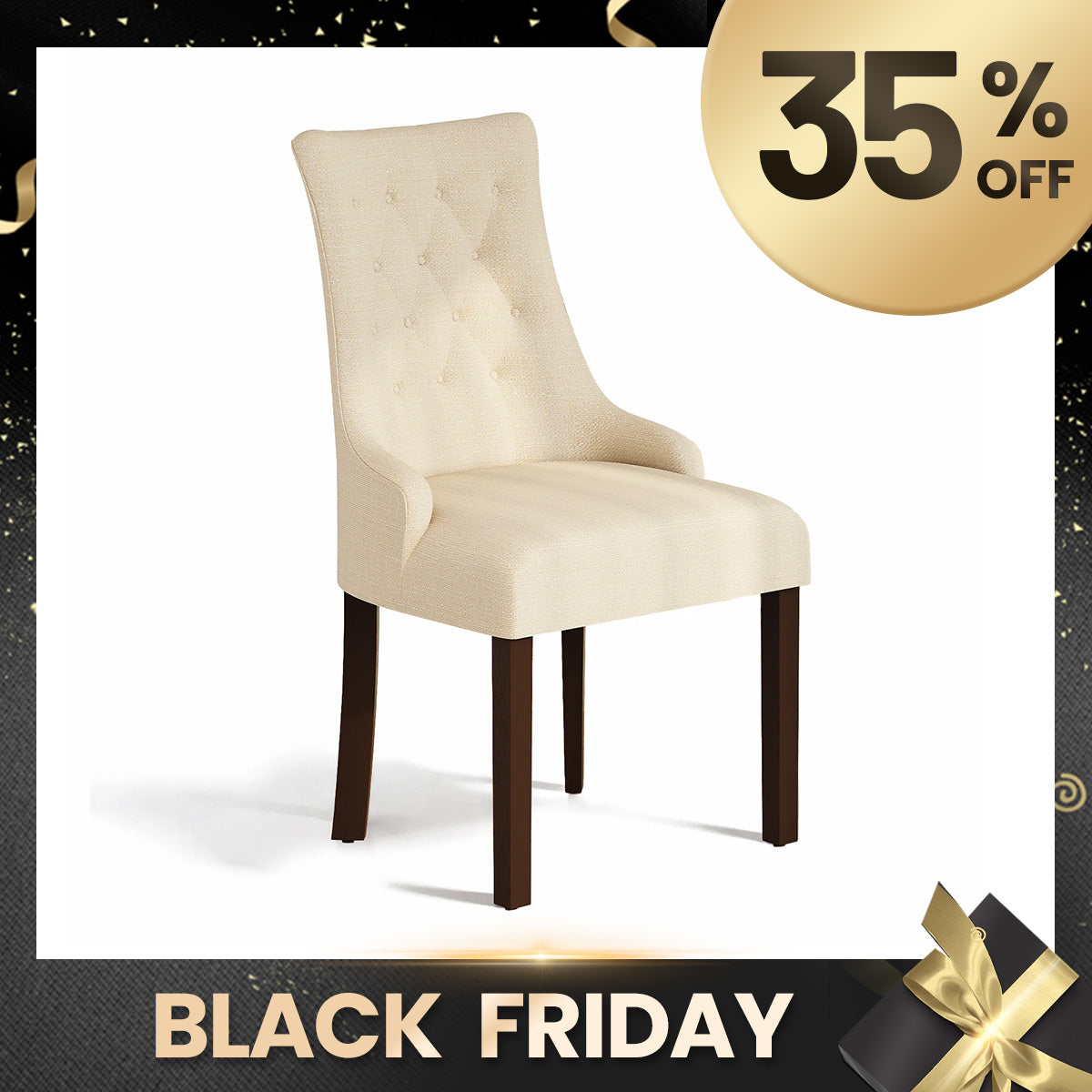 COLAMY SELENE Classic Elegance Dining Chair