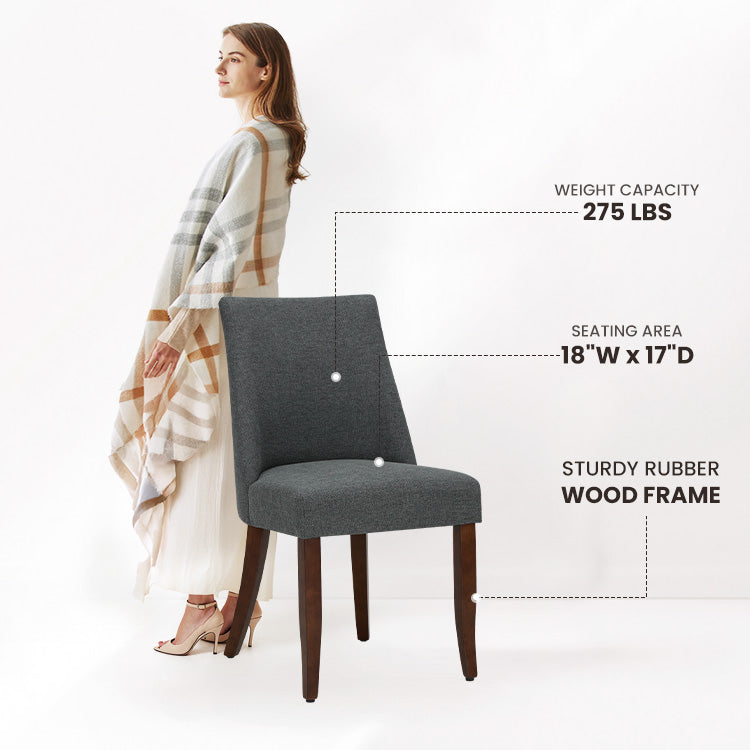 COLAMY KAVA Sedia da pranzo moderna e casual