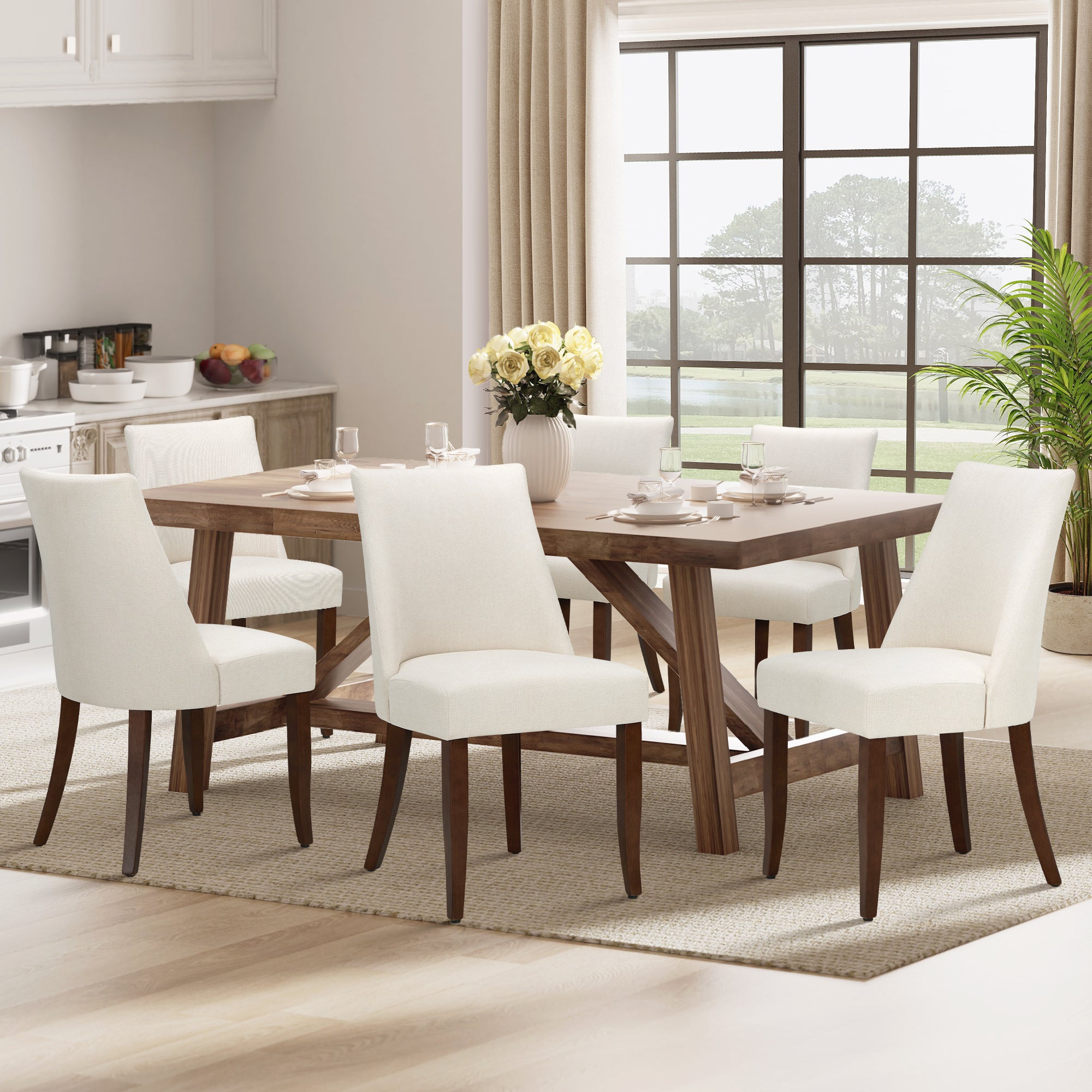 COLAMY KAVA Modern Casual Dining Chair