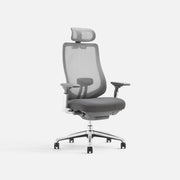 COLAMY ATLAS dark grey ergonomic office chair with breathable mesh back and headrest