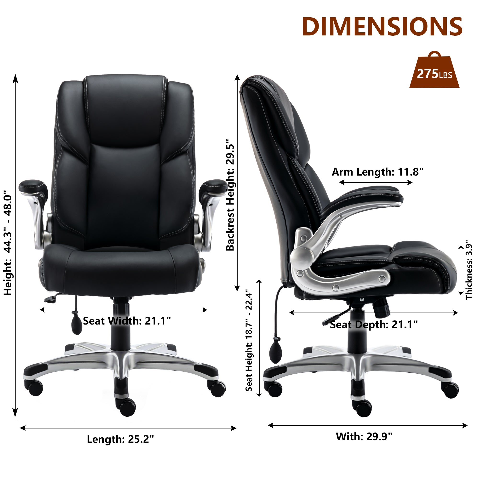 COLAMY GUARDIAN Managerial Office Chair