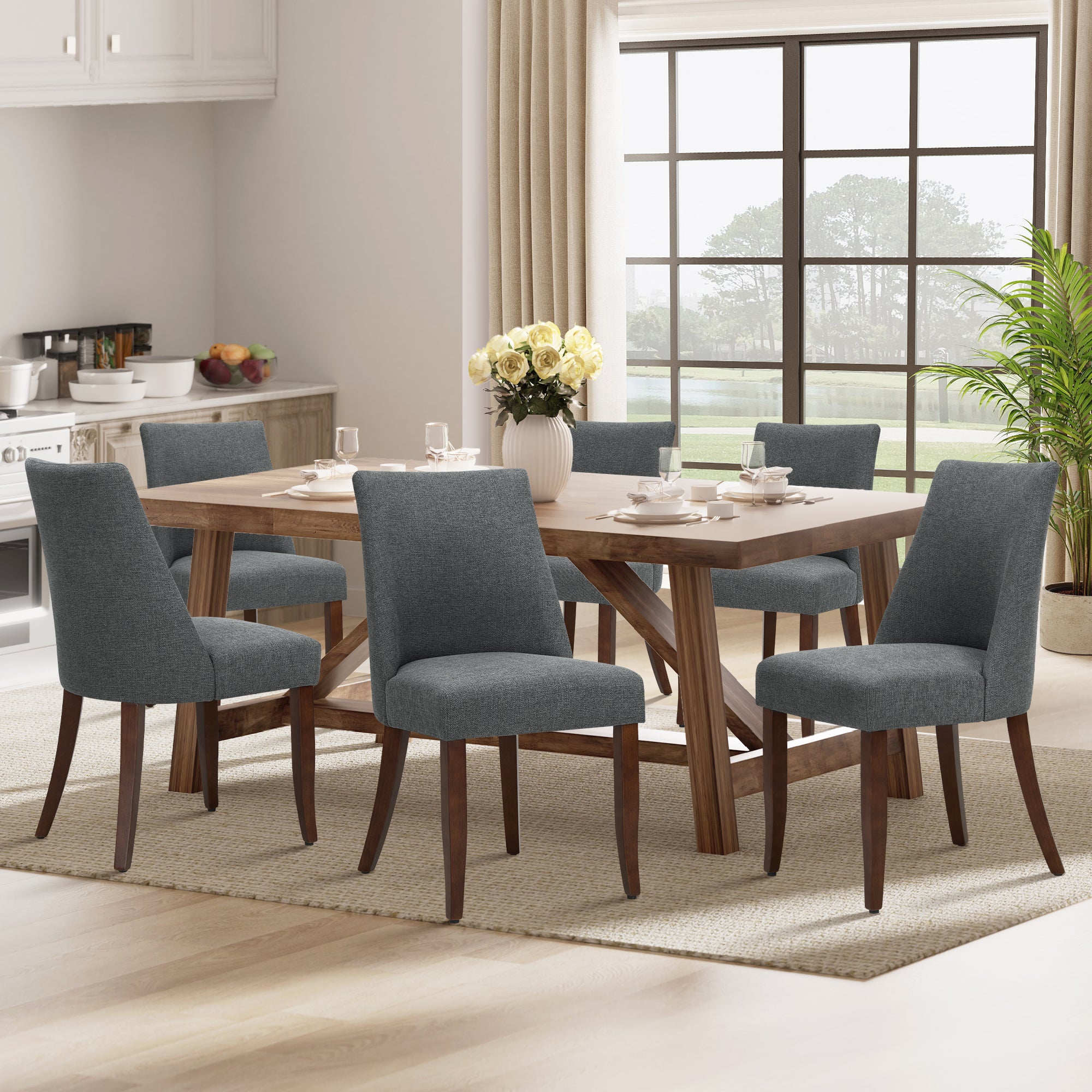 COLAMY KAVA Modern Casual Dining Chair