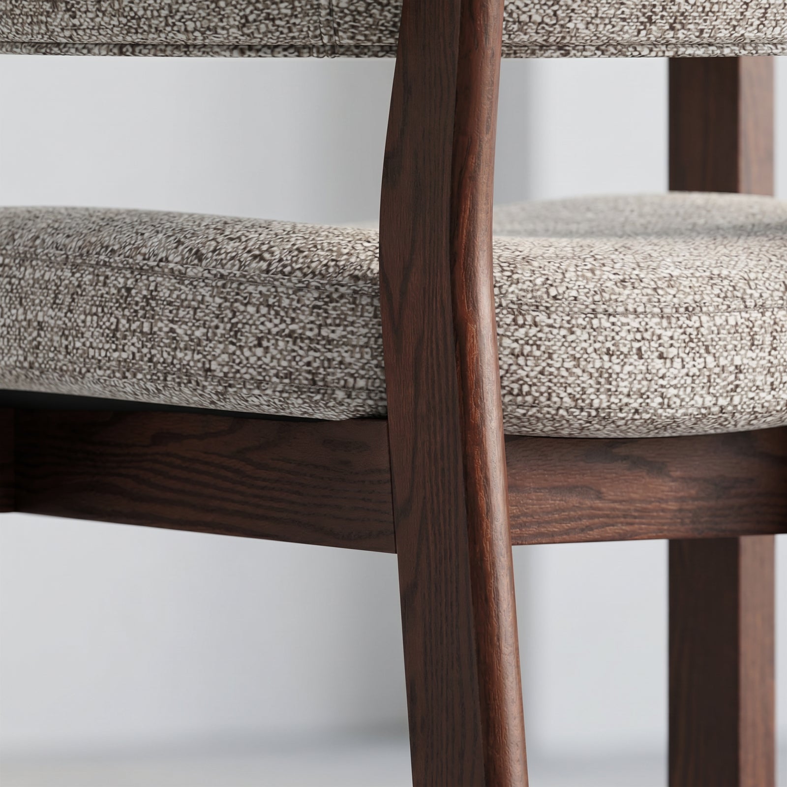 COLAMY HALO Luxe Upholstered Dining Chair - Single to Set of 4