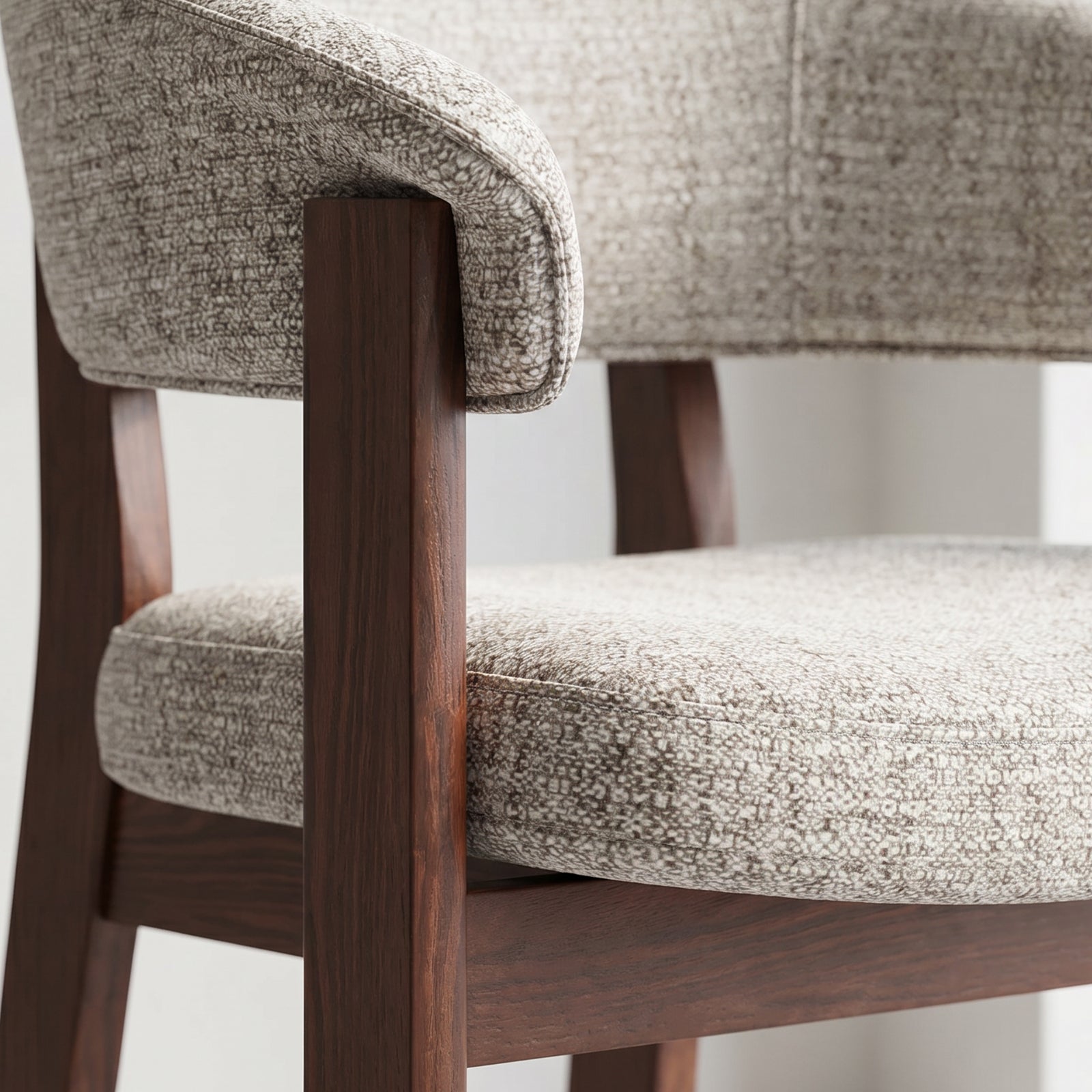COLAMY HALO Luxe Upholstered Dining Chair - Single to Set of 4