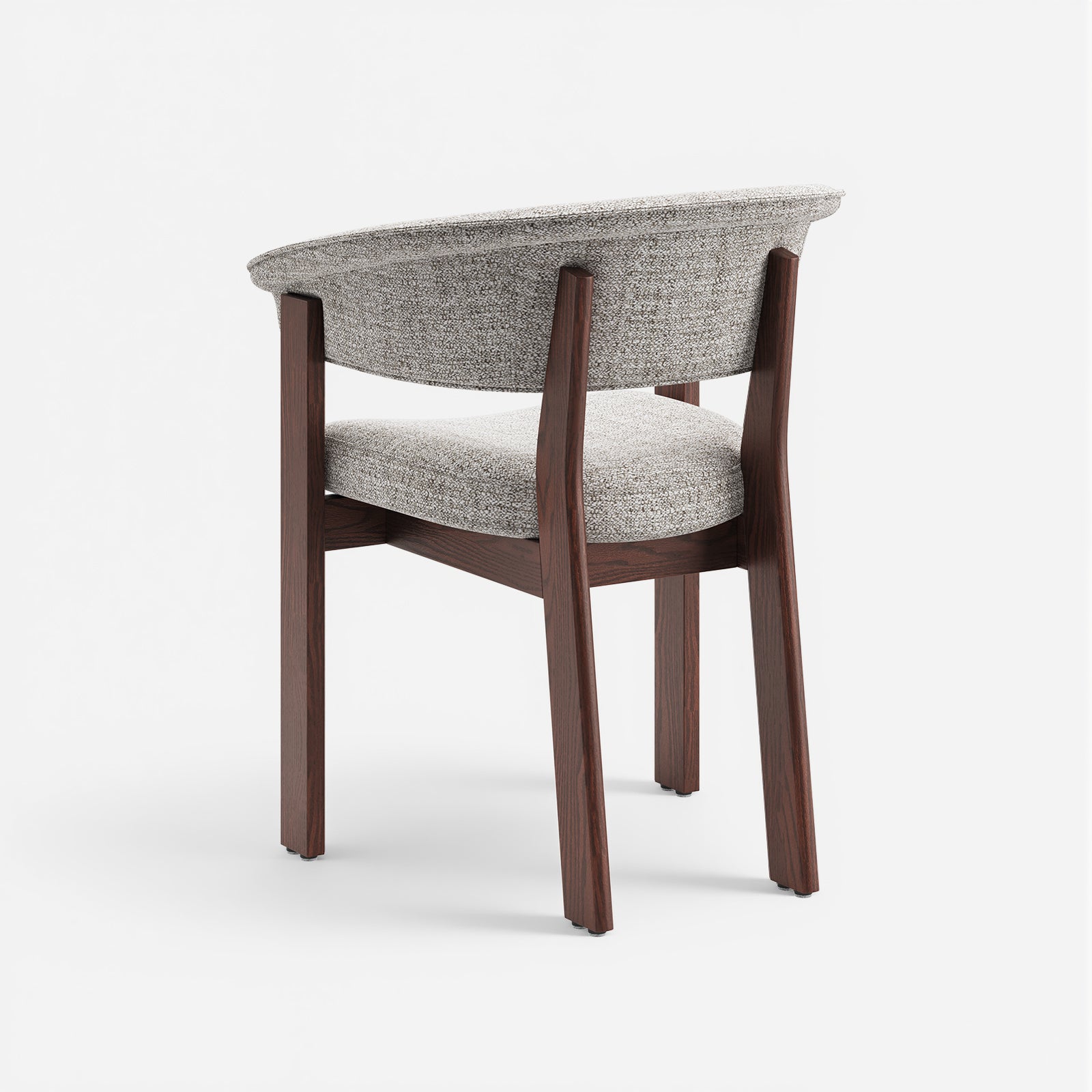 COLAMY HALO Luxe Upholstered Dining Chair - Single to Set of 4