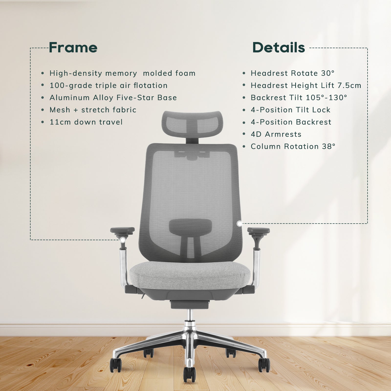 COLAMY ATLAS Executive Ergonomic Office Chair