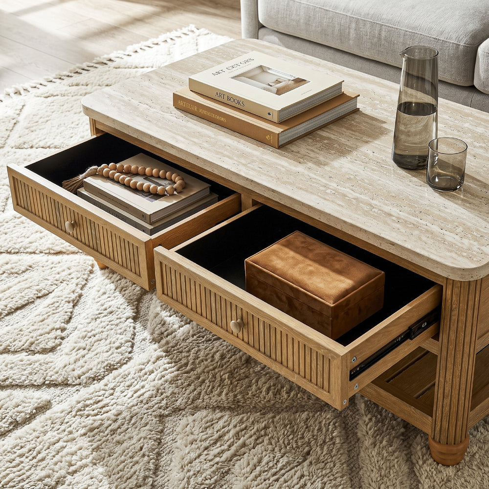 Two-Drawer Hidden Storage