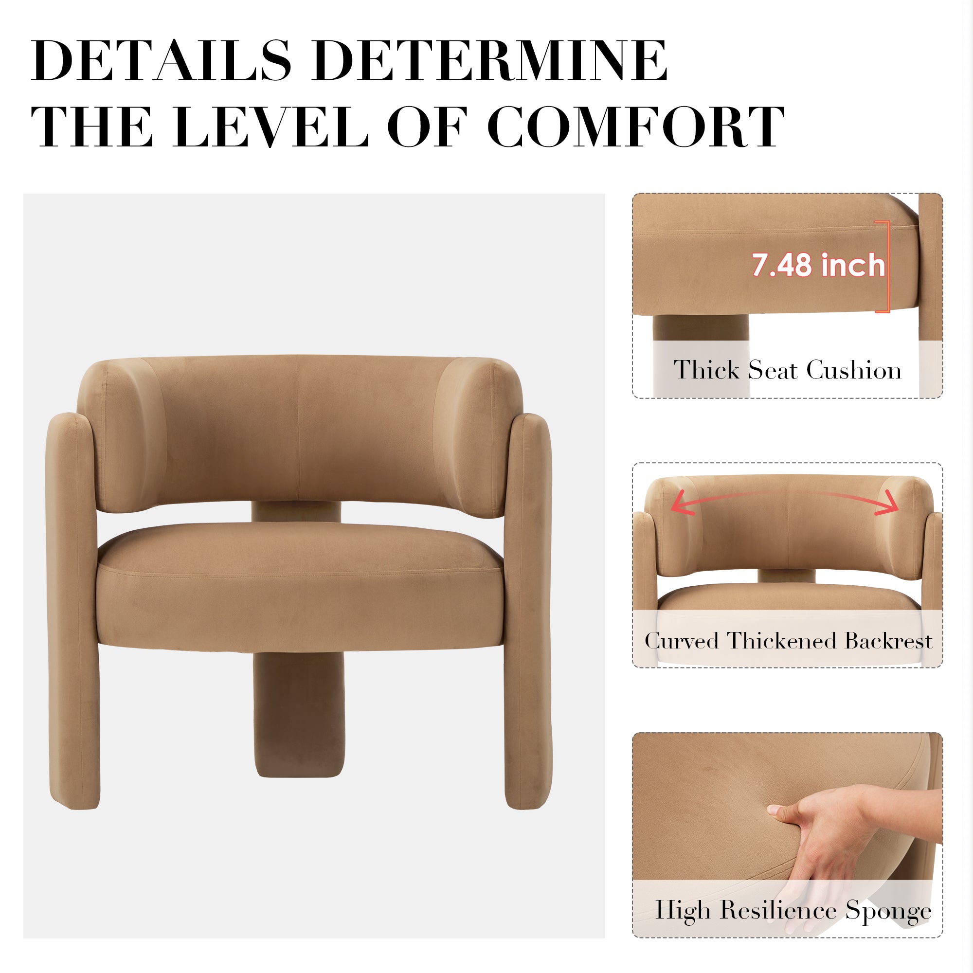 COLAMY Luna Modern Lounge Chair