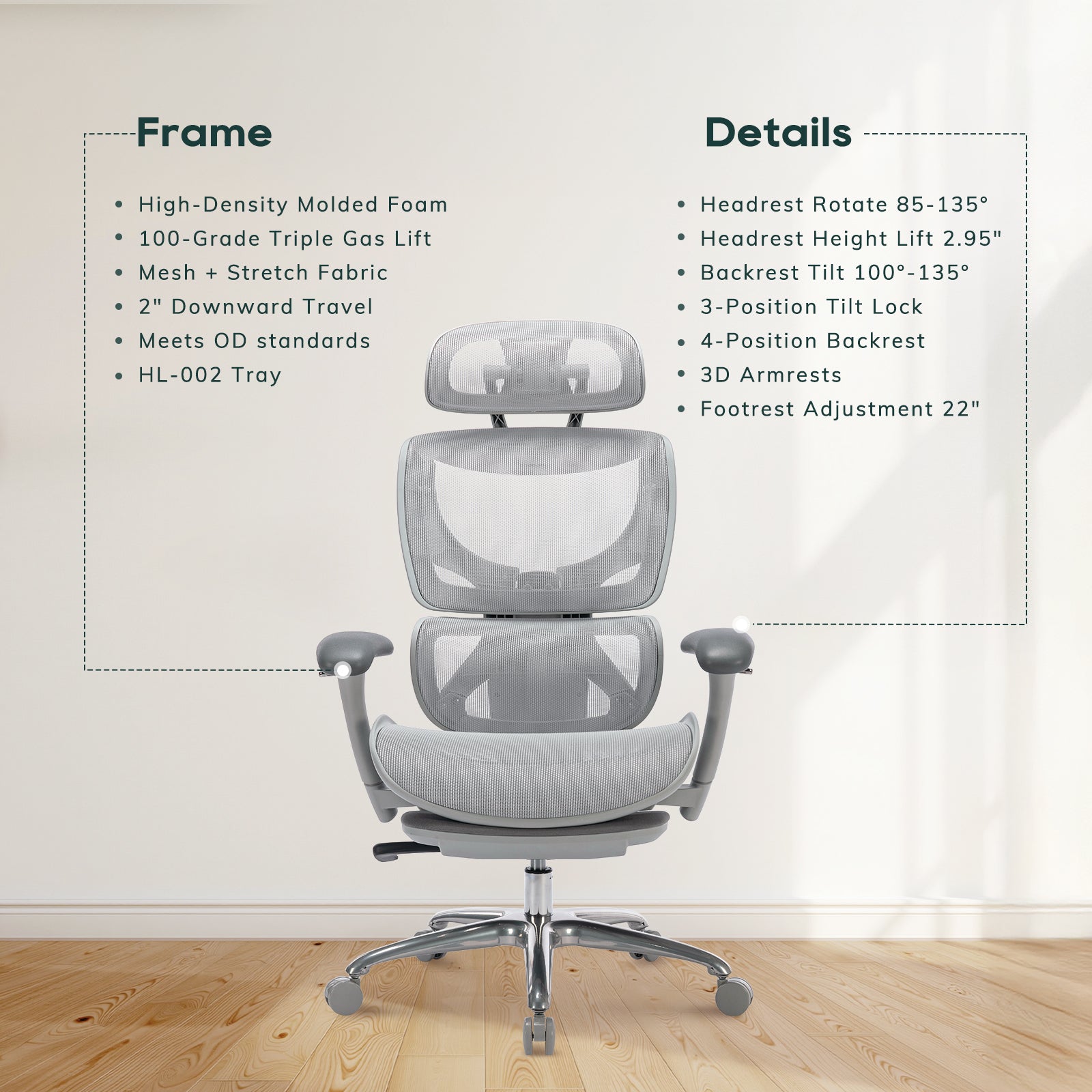COLAMY AERIX Futuristic Ergonomic Office Chair